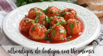 Albóndigas de lentejas con thermomix