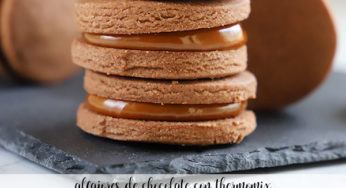 Alfajores de chocolate con Thermomix