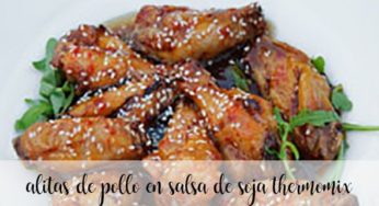 Alitas de pollo en salsa de soja con Thermomix