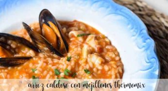 Arroz caldoso con mejillones con Thermomix