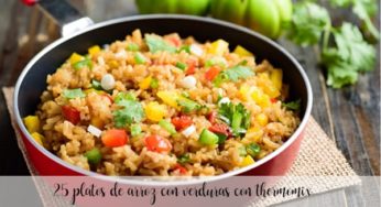 25 recetas de arroz con verduras con thermomix