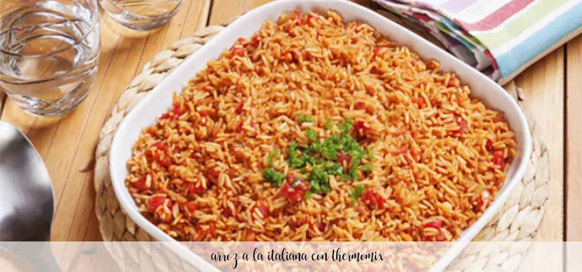 Arroz a la italiana con Thermomix