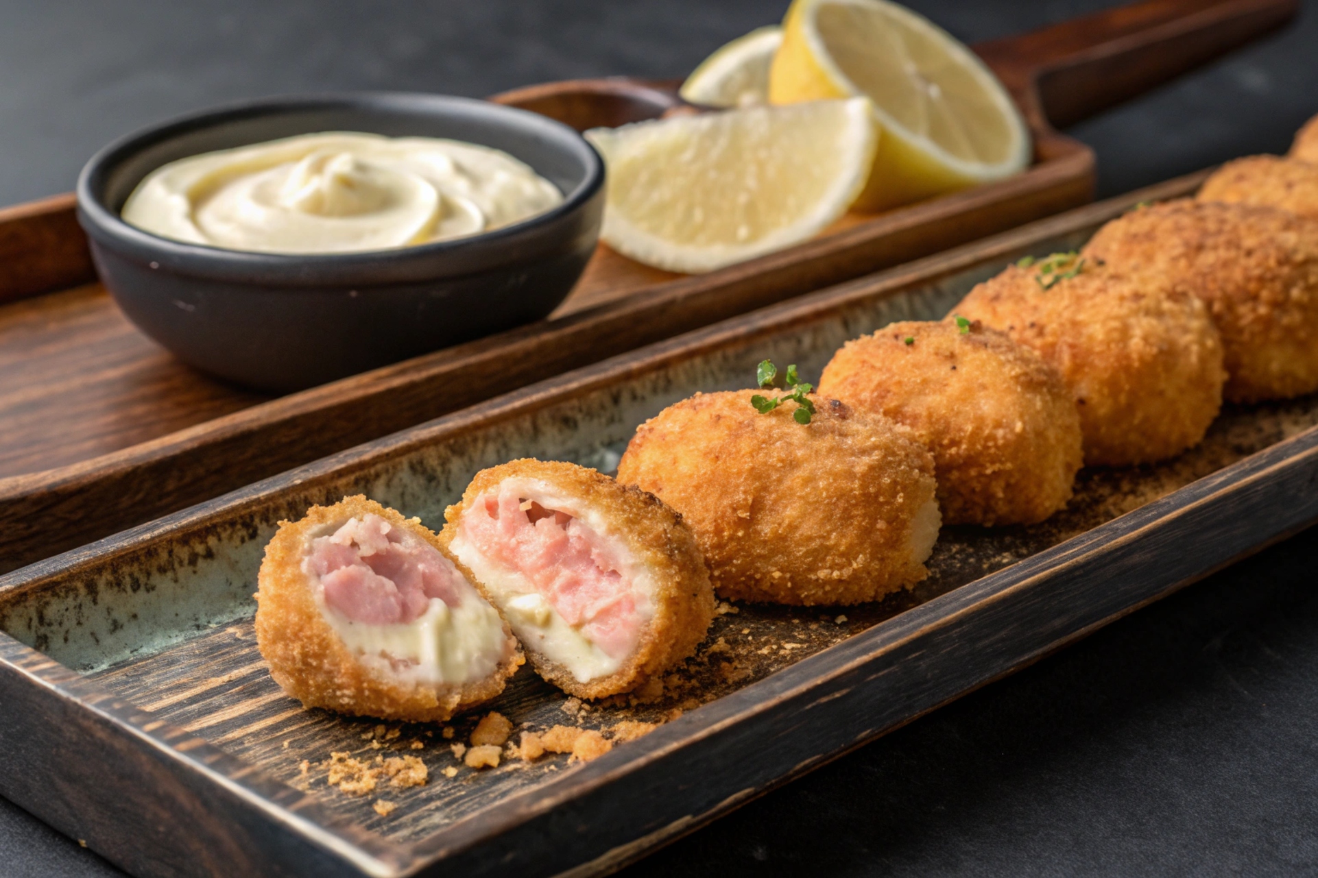 Croquetas de salmón en freidora de aire - air fryer