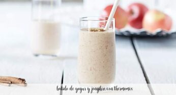 batido de yogur y jengibre con thermomix