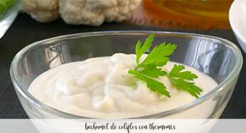 Bechamel de coliflor con Thermomix