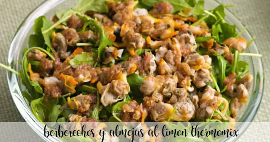 Berberechos y almejas al limón con thermomix