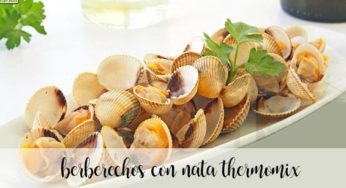 Berberechos con nata con thermomix