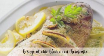 Besugo al vino blanco con thermomix