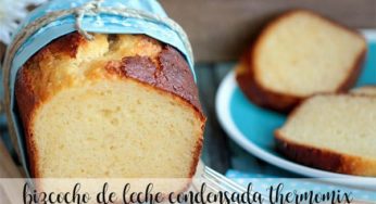 Bizcocho de leche condensada con thermomix