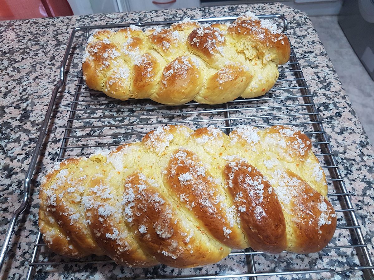 Brioche carrot cahe con Thermomix