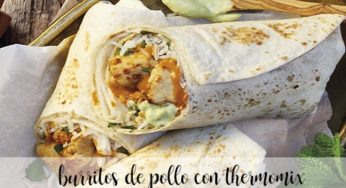 Burritos de pollo con thermomix