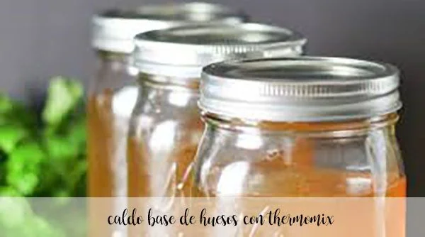 Caldo base de huesos Thermomix