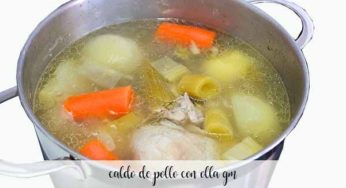 Caldo de pollo con olla GM