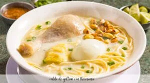 Caldo de gallina con Thermomix