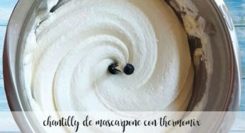 chantilly de mascarpone con thermomix