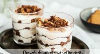 tarta de queso de toffe en vaso con thermomix