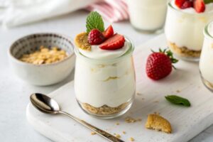 Mousse de Cheesecake Sin Horno con Thermomix