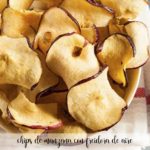 chips de manzana con freidora de aire