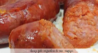 Chorizo frito en freidora de aire – airfryer