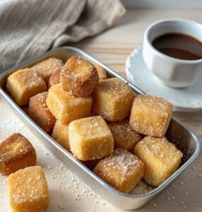 Bocaditos de churro saludables en freidora de aire