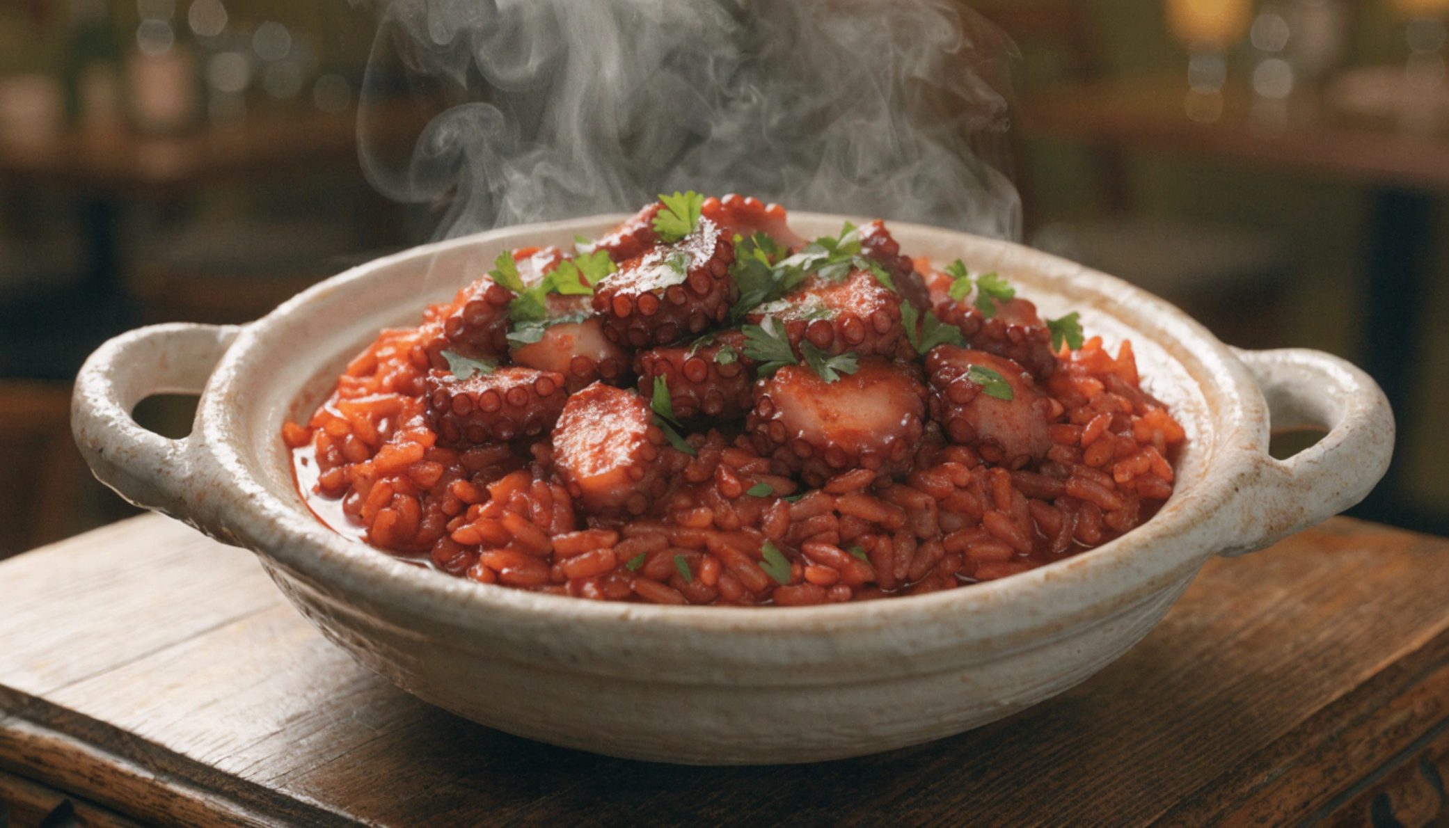 Arroz con pulpo con Thermomix