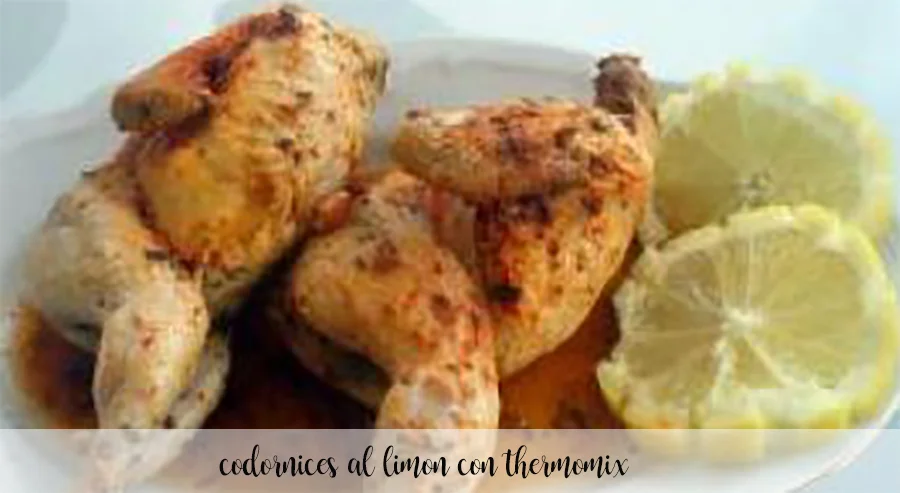 Codornices al limón con thermomix