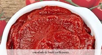 Concentrado de tomate casero con Thermomix