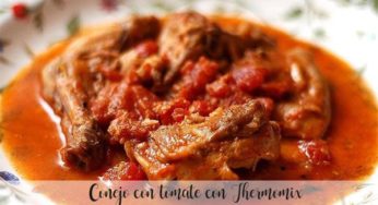 Conejo con tomate con Thermomix