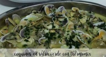 Coquinas en salsa verde con thermomix