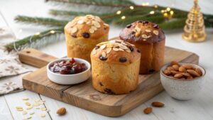 Mini Panettones Navideños en Freidora de Aire