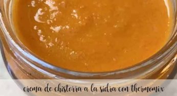 Crema de Chistorra a la sidra con thermomix de Daviz Muñoz