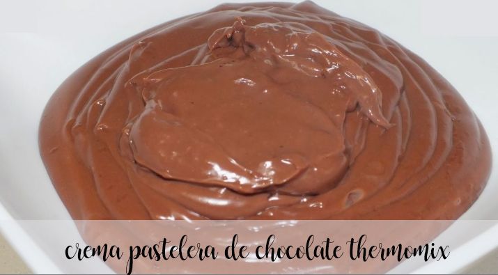 crema pastelera de chocolate con thermomix