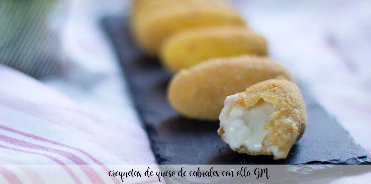 Croquetas de queso de Cabrales con olla GM