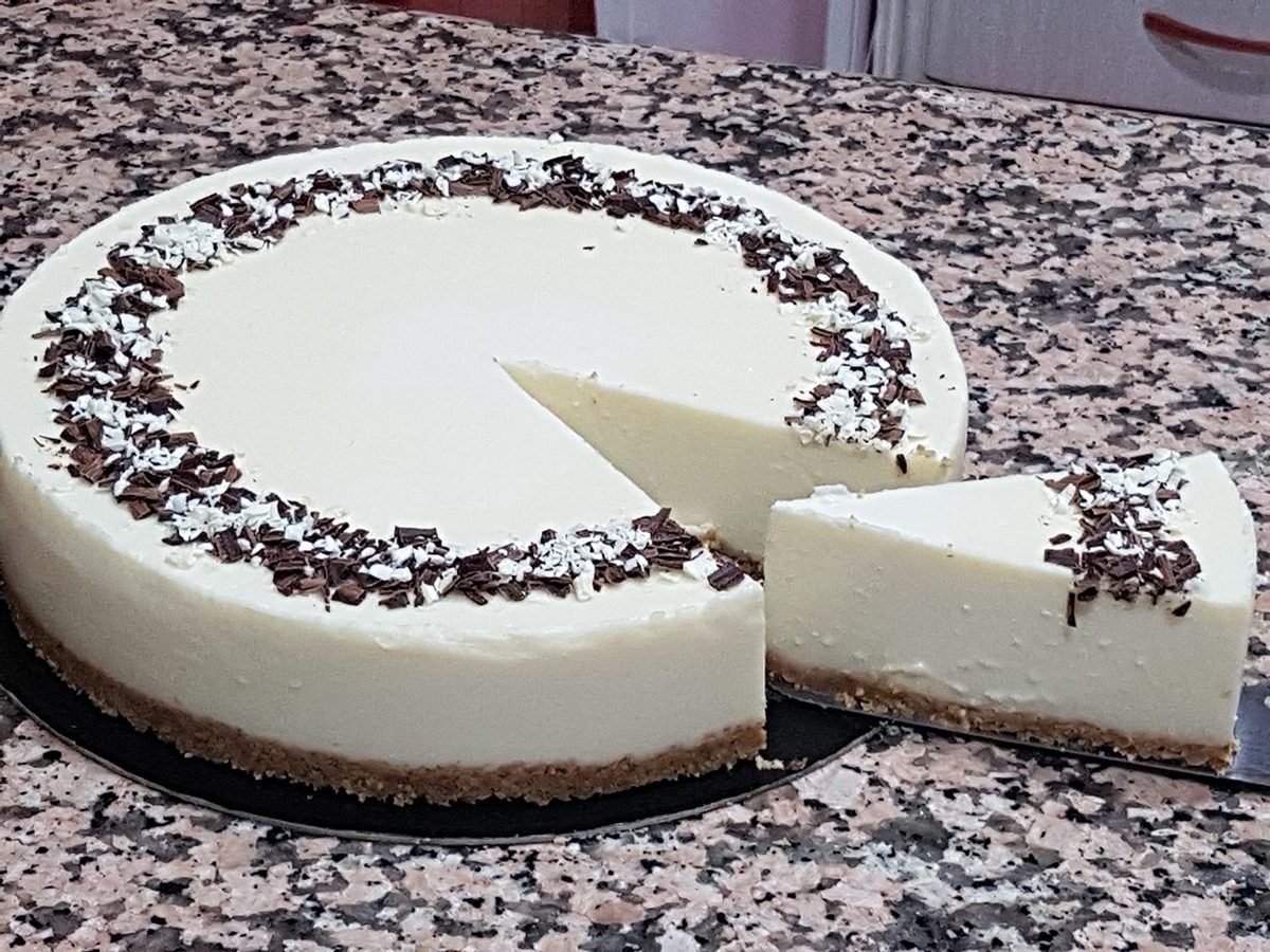 Delicia de Chocolate blanco con Thermomix