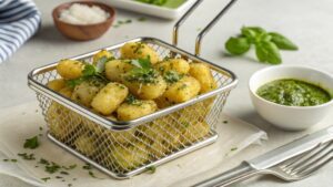 Gnocchi crujientes en freidora de aire – airfryer