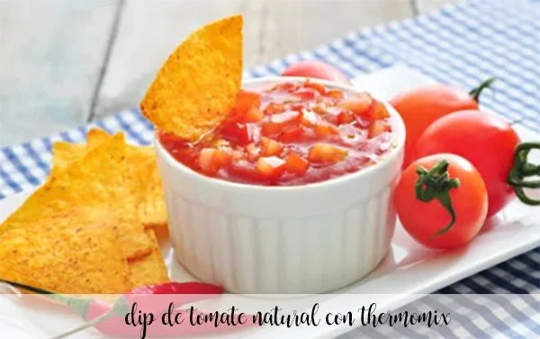 Dip de tomate natural con thermomix