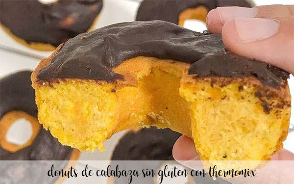 Donuts de calabaza sin gluten con Thermomix