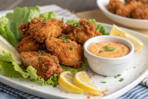 Tiras de pollo con especias cajún con freidora de aire