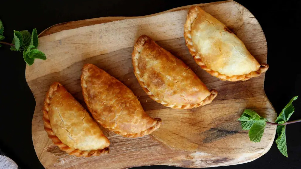 Empanadillas de pulpo con queso de cabra y cebolla caramelizada con Thermomix