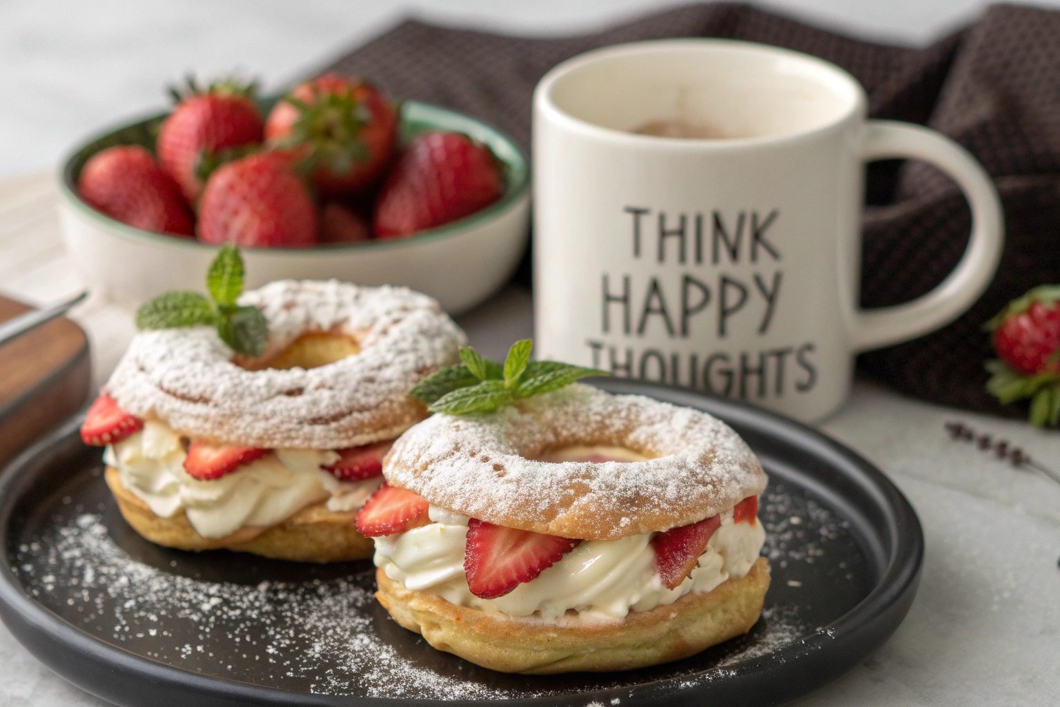 Paris-Brest con crema y fresas versión Thermomix