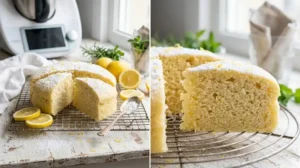 Bizcocho de limón al vapor en Varoma con Thermomix