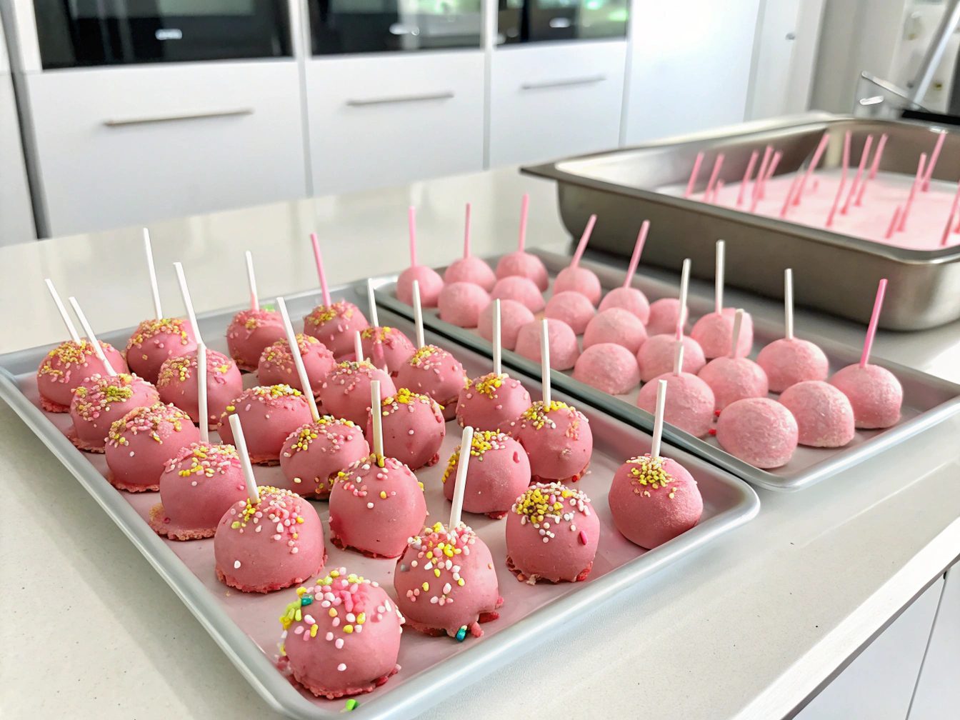 Pantera Rosa Cake Pops con Thermomix