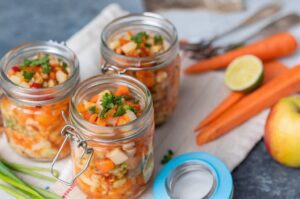 Ensalada Fitness de Manzana y Verduras con Thermomix