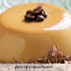 Flan de café y orujo en Thermomix - Recetas para Thermomix