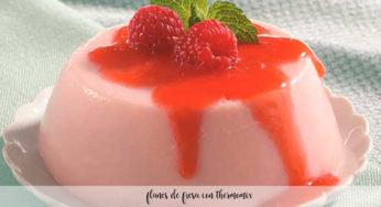 Flanes de fresa con thermomix