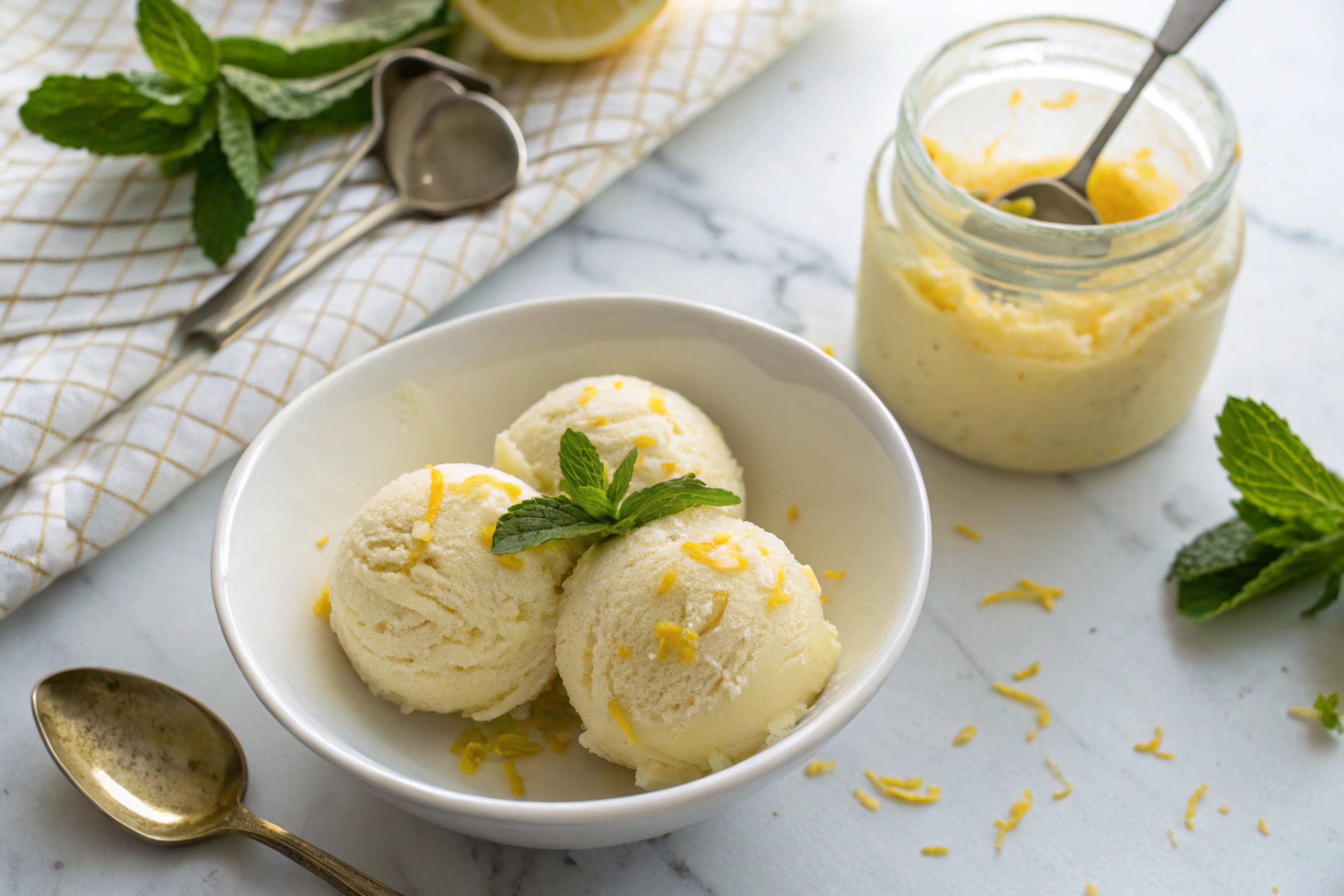 Helado de Lemon Curd con Thermomix