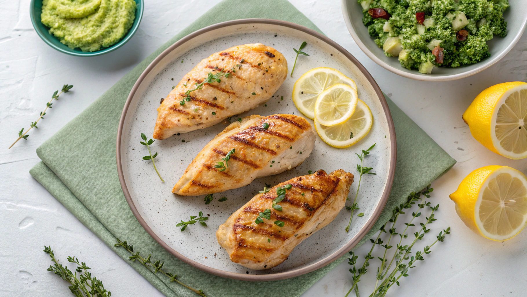 Pechuga de pollo al limón en freidora de aire - airfryer