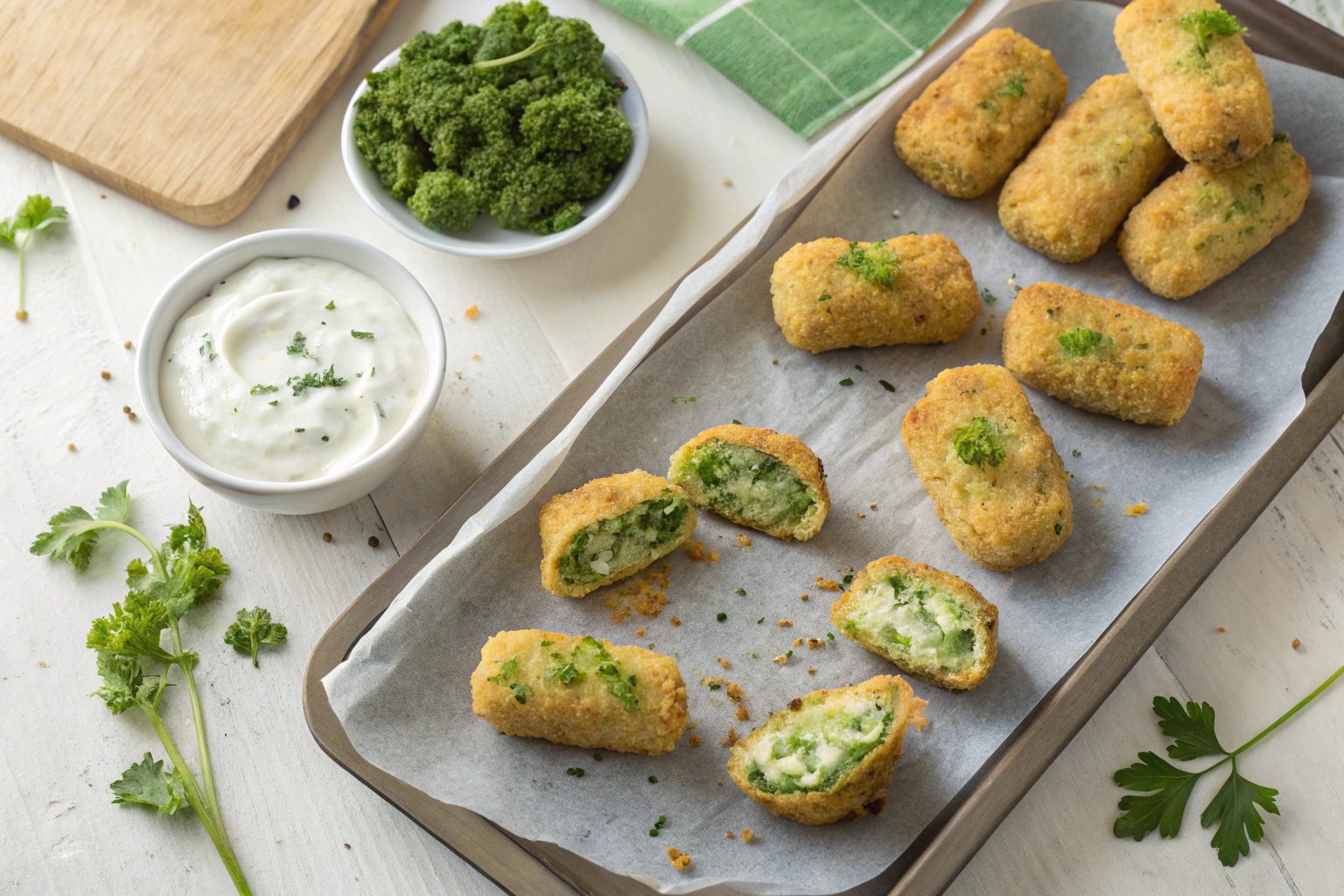 Croquetas de Brócoli con Freidora de Aire - airfryer