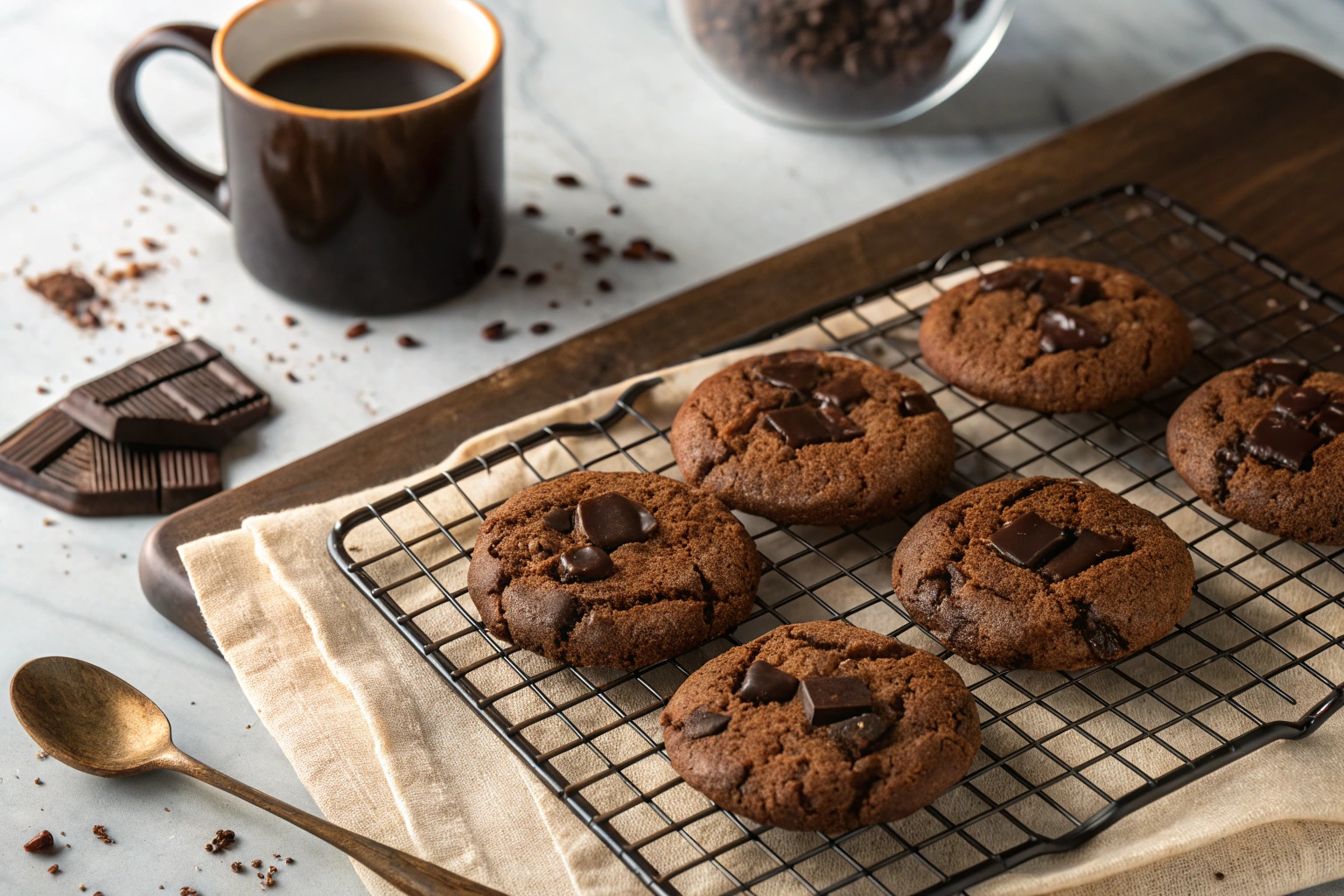 Galletas de café en freidora de aire - air fryer