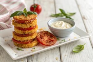 Tomates Rojos Fritos en Freidora de Aire